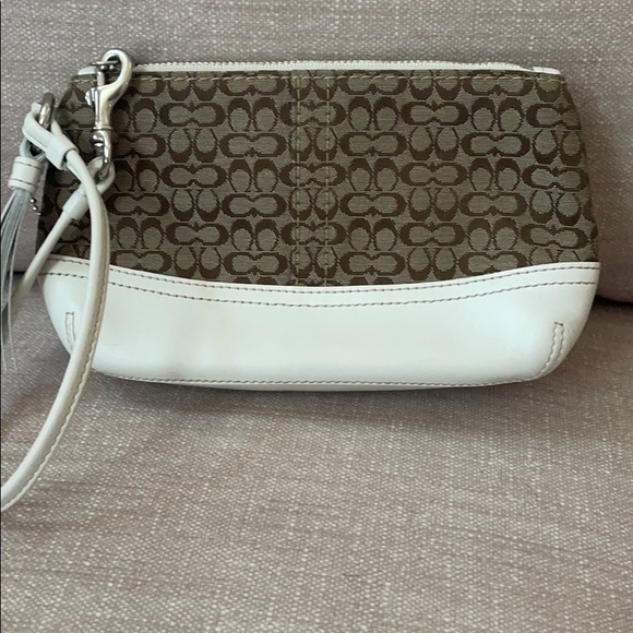 Coach Handbags - Coach Signature Wristlet.